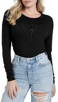 Camiseta Manga Longa Guess Q3BI01KBSU0 - JBLK Feminina