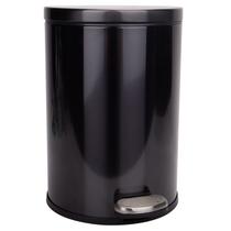 Lixeira Inox 9L Cor Preto