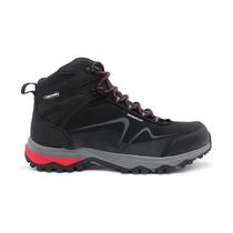 Bota Discovery Bolivar Waterproof Masculino Preto/Vermelho Bolivar 145-Ne