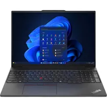 Notebook Lenovo Thinkpad E16 16" Intel Core Ultra 7-155U 16 GB 512 GB SSD - Preto (21MA0035US)