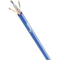 Cabo de Rede Utp Norphel CAT5E 4 X 24 Awg 100% Cobre Camada Simples Bobina Interna - Azul 500 Metros