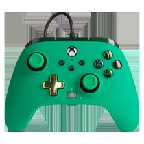 Controle Powera Enhanced Wired para Xbox One - Verde Inline (PWA-A-02487)