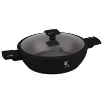 Caçola Berlinger Haus Antiaderente com Tampa Preta 28CM