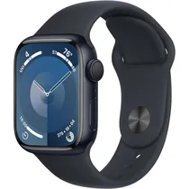 Apple Watch Series 9 Caixa de Alumínio Em Meia-Noite e Correia Esportiva Em Cor Meia-Noite 41 MM M/L MR8X3LL/A