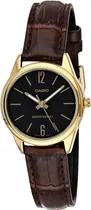 Relógio Casio Analógico LTP-V005GL-1BUDF - Marrom/Dourado