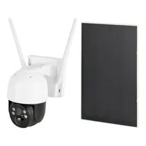 Câmera de Segurança IP S30-4G-M - 2MP - Wi-Fi - 2 Antenas - com Painel Solar - Branco e Preto