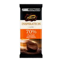 Barra Chocolate Arcor Inspiration Cafe 70% Cacau Caramel Macchiato 80G