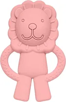 Buba Mordillo Silicona Leon Rosa