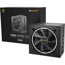 Fonte de Alimentação Be Quiet! Pure Power 12 M 80 Plus Gold 750 W BN521 - Preto