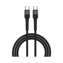 Cable 4LIFE FLT2CC602B USB-C A USB-C 2M Negro