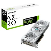 VGA RTX5060TI 8GB Gigabyte Aero Oc Whit 3FAN GDDR7 GV-N506TAERO Oc 8GD/White