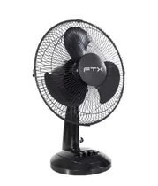 Ventilador de Mesa/Pared FTX HB-TF-15-02 Aura 45W 220V Negro/Metalico 3 Vel/12"