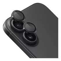Smart Vision Protector de Camara Ring iPhone 16/Plus Black