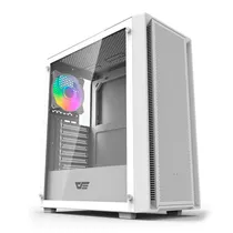 Gabinete Gamer Aigo Darkflash DK353 Mid Tower - Branco (Caixa Danificada) (4 Fans Argb)