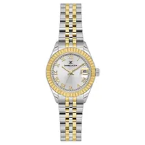 Relogio Analogico Feminino Daniel Klein DK.1.14097-3 Premium Lady / Pulseira de Aço Inoxidável - Prata/Gold