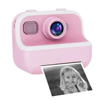 Camera para Criança Printing M8 / 2.4" / 1000MAH / Inclui Papel Termico (3 Peças) - Rosa