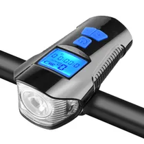 Lanterna para Bike FY-317 com Velocímetro e Sons de Alerta - Recarregável - Várias Cores
