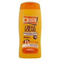 Protetor Solar Delice Solaire Crema Solare Protezione Bassa Pelle Abronzata - FP10 - 250ML  Protetor So...