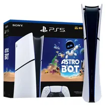 Console Sony Playstation 5 Slim Astro Bot CFI-2015B 4K Edição Digital 1TB SSD - Branco (US