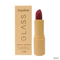 Ruby Rose Cosmeticos Labial Ruby Rose Glass Velvety HB-548-8 BG08