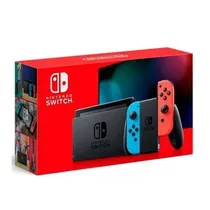 Nintendo Consolas Switch Had s Kabah JPN Bivolt 32GB Neon Azul Rojo