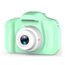 Camera para Criança Children's Digital / 2" / 400MAH / 4 Funçoes / 5V / 1A - Verde Claro
