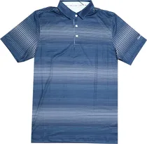 Outlet Camiseta Polo Walter Hagen MGA11471 Verde Listrado - Masculina