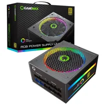 Fonte 1050W Gamemax RGB-1050 Pro 80P Gold RGB F-Mod