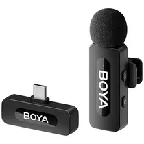 Microfone Wireless Boya BY-V10 com USB-C