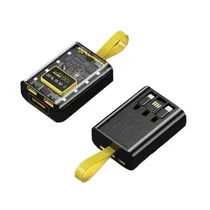 Carregador Portatil Powerbank Luo LU-6058 / 10800MAH / USB-C / Lightning / USB-A - Preto