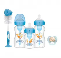 DR. Brown´s Set 03 Biberones Option Boca Ancha Azul