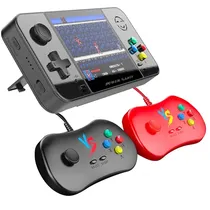 Console Portátil Powerbank D41 de 3.5" de 500 Jogos com Carregador Portátil - Preto + 2 Controles (Inglês/Chinês)