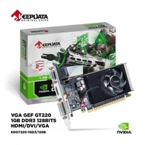Placa de Video Keepdata 1GB Nvidia Geforce GT220 GDDR3 KDGT220-1GD3 128BITS 550MHZ HDMI, DVI, VGA(D-Sub)