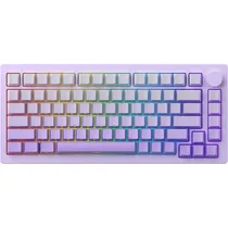 Teclado Gamer Mecânico Akko Monsgeek M1W V3 He-SP RGB Sem Fio - Lilac Purple (Inglês)