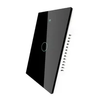 Interruptor de Luz Inteligente Moes WS-US1-RFB-N Wi-Fi RF 1 Botão - Preto