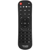 Controle Remoto para Receptor Audisat Taycan Turbo - Preto