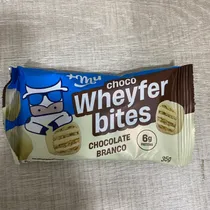 +Mu Proteina Choco Wheyfer Bites Chocolate Blanco 35G Plastico Azul