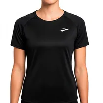 Camiseta Brooks Feminino Distance Short Sleeve 2.0 XL Preto – 221614001