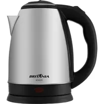 Chaleira Elétrica Britânia BCH02PI 110V - Preto/Inoxidável 1.8L