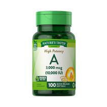 Vitaminas Nature's Truth High Potency A 10.000 Iu 100 Capsulas