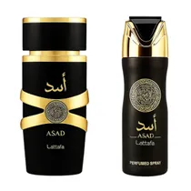 Perfume Lattafa *Kit* Asad Edp 100ML + Desodorante 200ML  Perfume Lat...