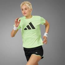 Adidas Remera Fem Run It IN0115 Verde (T)XS