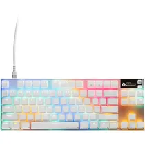 Teclado Gamer Mecânico Steelseries RGB Apex Pro TKL Gen 3 - Branco (Inglês)
