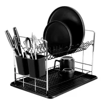 Escorredor de Pratos Berlinger Haus Preto 48X32X29CM