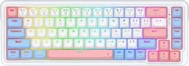 Teclado Gaming Redragon Nova Pro K709WBP-RGB-Pro (Inglês - 3 Modos) Switch Mint Mambo