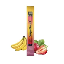Vape Pod Descartável Vapesoul 1000 Puffs, 4ML, 50MG (5%), 900MAH - Strawberry Banana (Morango e Banana)