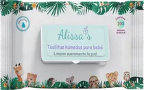 Toalhinhas Umedecidas para Bebe Alissa´s 15CM X 20CM (100 Unidades)
