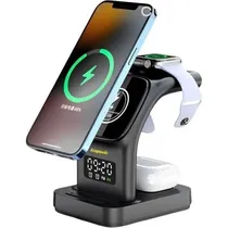 Ecopower Cargador Wireless EP-C836 5 En 1 15W Negro