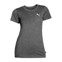 Puma Remera Fem Essentials Small Logo Tee 586776B06 (T) XS Gris