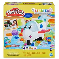 Hasbro Plastilinas Play- Doh Airplane Explorer Starter Set Plastico 3+ Años Multicolor